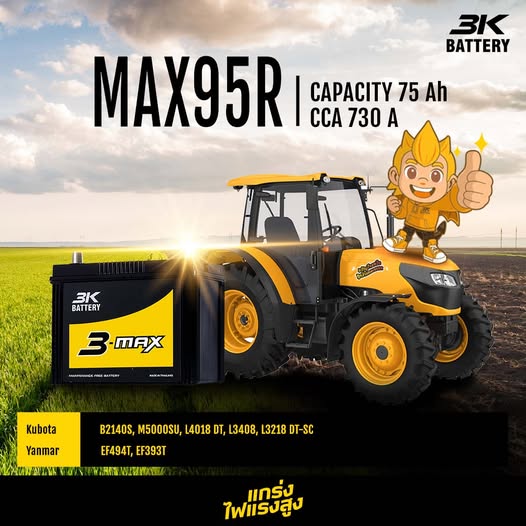 3K Battery MAX95R